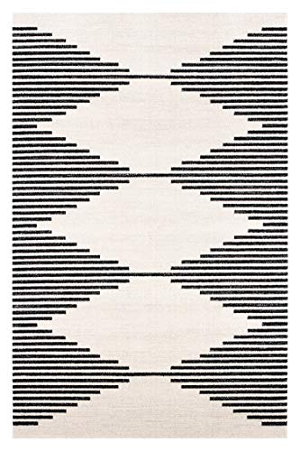 Poly and Bark Mekko 6'x9' Area Rug, 6' x 9', Mist White