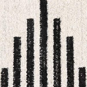 Poly and Bark Mekko 6'x9' Area Rug, 6' x 9', Mist White