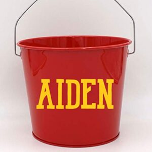 personalized name pail ~ bucket