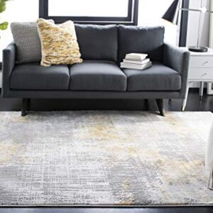 SAFAVIEH Craft Collection 6'7" x 9' Grey/Beige CFT874G Modern Abstract Non-Shedding Living Room Bedroom Dining Home Office Area Rug