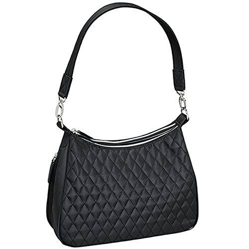 Gun Toten Mamas Quilted Microfiber Hobo Handbag, Black, One Size