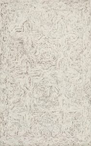 loloi ii ziva collection zv-01 neutral, contemporary 7′-9″ x 9′-9″ area rug