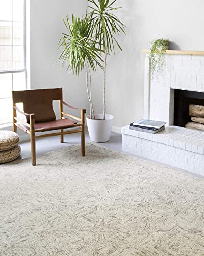 Loloi II Ziva Collection ZV-01 Neutral, Contemporary 7'-9" x 9'-9" Area Rug