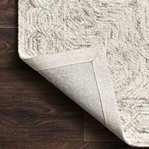 Loloi II Ziva Collection ZV-01 Neutral, Contemporary 7'-9" x 9'-9" Area Rug