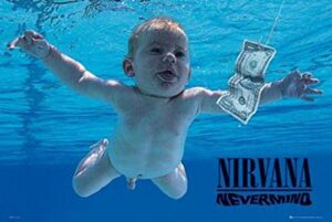 nirvana – nevermind album cover 24″x36″ art print poster