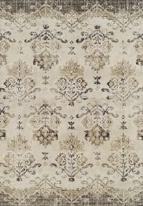 dalyn rugs antigua rug, 9’6″ x 13’2″, chocolate