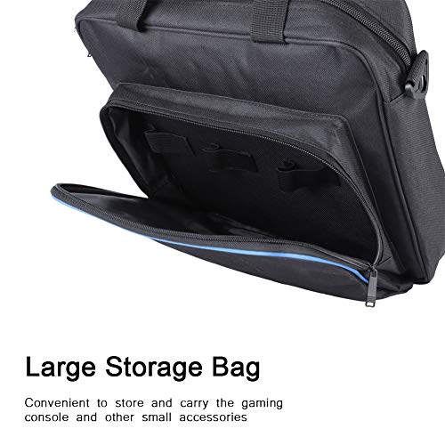 fosa Console Carrying Case Bag for PS4 Slim, Waterproof Shockproof Game System Protective Travel Case Handbag for PS4 Slim System and Accessories