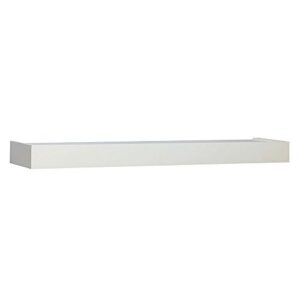 knape & vogt 0140-36wt john sterling floating shelf, 36-inch, white