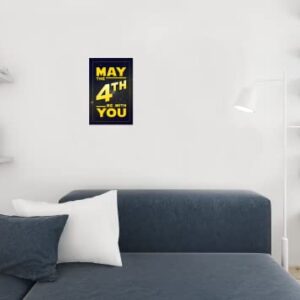 May The Fourth Be with You Movie Cool Wall Decor Art Print Poster 12x18