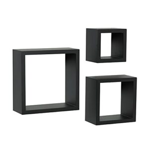 knape & vogt vogt 240-bk shadow box decorative shelf kit 5, black