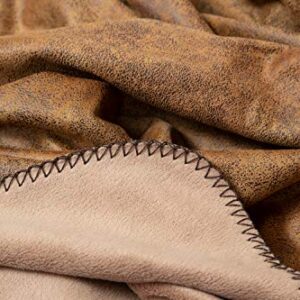 Carstens, Inc JT620 Throw Blanket, Brown