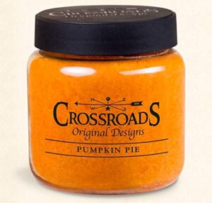 crossroads candle 16 ounce jar candle – pumpkin pie