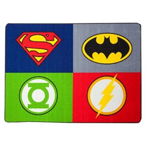 justice league accent rug, 54 x 39-inch