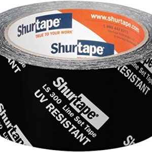 Shurtape LS 300 HVAC Line Set Tape, 55m Length x 48mm Width, Black (Pack of 1)