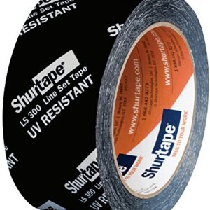 Shurtape LS 300 HVAC Line Set Tape, 55m Length x 48mm Width, Black (Pack of 1)