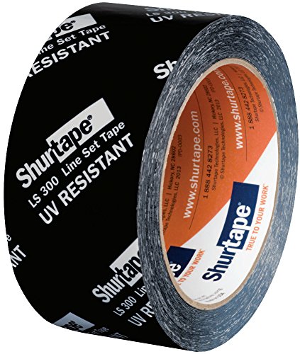 Shurtape LS 300 HVAC Line Set Tape, 55m Length x 48mm Width, Black (Pack of 1)