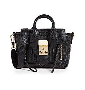 3.1 Phillip Lim Women's Pashli Nano Satchel, Black, One Size