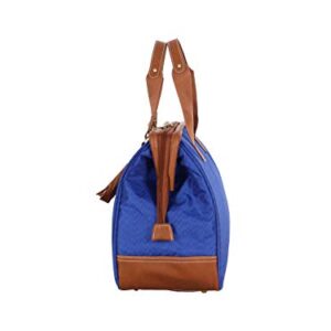 Steve Madden Global Wire Frame Satchel (Blue)