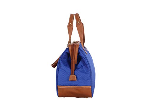 Steve Madden Global Wire Frame Satchel (Blue)