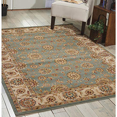 Nourison Persian Crown Bohemian Blue 9'3" x 12'9" Area -Rug, Easy -Cleaning, Non Shedding, Bed Room, Living Room, Dining Room, Kitchen (9x13)