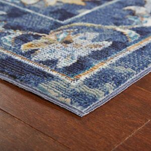 LR Home Gala Collection Area Rug, 4' x 6', Indigo Multi