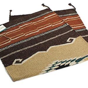 Onyx Arrow Southwest Décor Area Rug, 20 x 40 Inches, Pueblo Pattern Tan/Brown