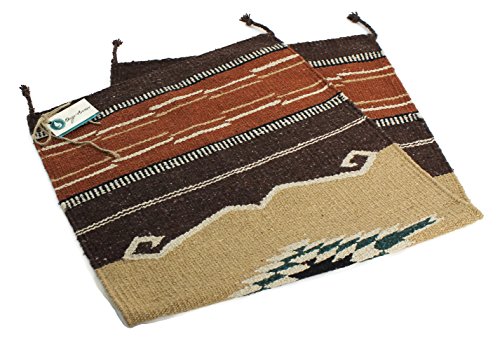 Onyx Arrow Southwest Décor Area Rug, 20 x 40 Inches, Pueblo Pattern Tan/Brown