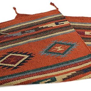 Onyx Arrow Southwest Décor Area Rug, 20 x 40 Inches, Diamond Dust Rust