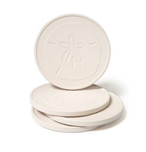 coasterstone absorbent sand dollar drink coasters