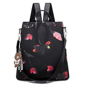 freie liebe anti-theft backpack nylon backpacks handbags for women school travel rucksack lightweight shoulder bags