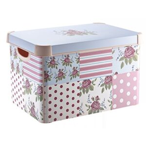 floral patchwork decorative box