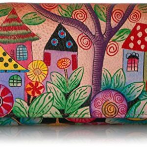 Anna by Anuschka womens 1860 Wallet, Village of Dreams, 4 x 7.5 US