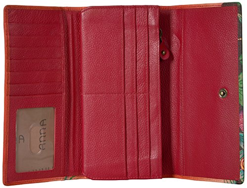 Anna by Anuschka womens 1860 Wallet, Village of Dreams, 4 x 7.5 US