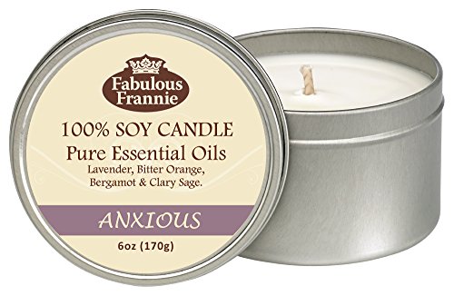 Fabulous Frannie Anxious 6oz All Natural Soy Candle Made with Pure Essential Oils