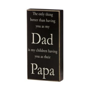 collins “their papa box decorative sign