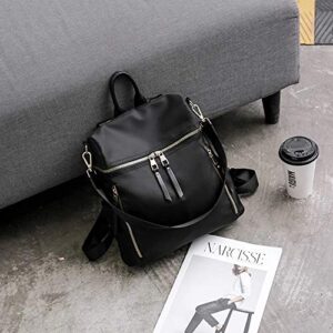 zhongningyifeng Women Backpack Purse Small Waterproof Nylon Rucksack Lightweight Fashion Casual Travel Ladies Shoulder Bag Daypack