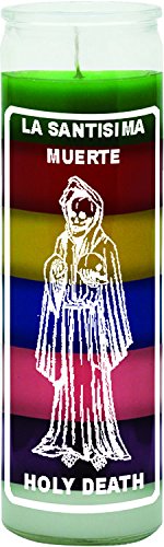 Indio 7 Day 7 Color Candle Santisima Muerte/Holy Death