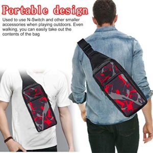 INFURIDER Portable Travel Carrying Case for Nintendo Switch, Durable Shoulder Storage Bag Fashion Backpack for Switch/Switch Lite Console Accessories