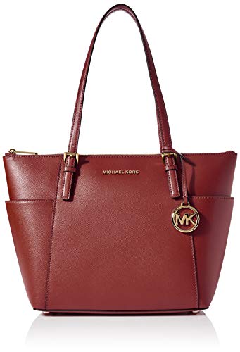 Michael Michael Kors Jet Set Top-Zip Tote (Brandy)