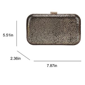 Fawziya Evening Clutch Purses For Women's Clutches Bling-Gold