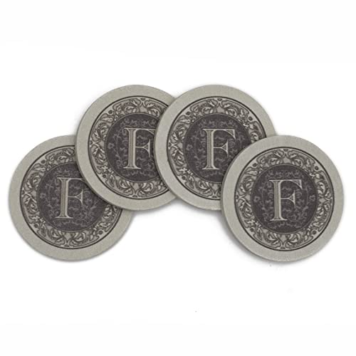 Thirstystone Monogram Sandstone Coaster Set