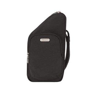 travelon bag, black, compact crossbody