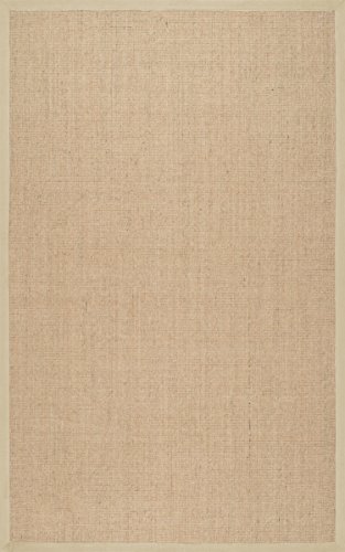 nuLOOM Orsay Machine Woven Sisal Area Rug, 8' x 10', Beige