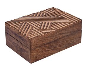 handmade wooden jewelry keepsake box storage organizer multipurpose box gift boxes for women
