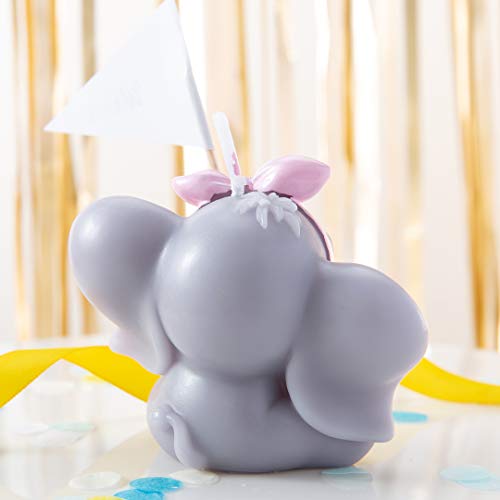 Cute Baby Elephant for Birthday Party Baby Shower and Wedding Favor (Baby Girl)