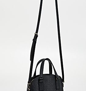 Kate Spade New York Women's Small Lottie Satchel, Black, One Size