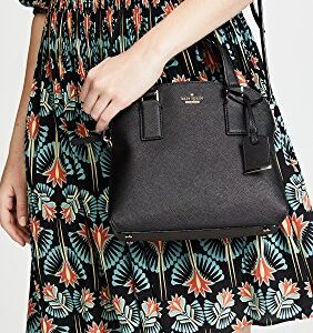 Kate Spade New York Women's Small Lottie Satchel, Black, One Size