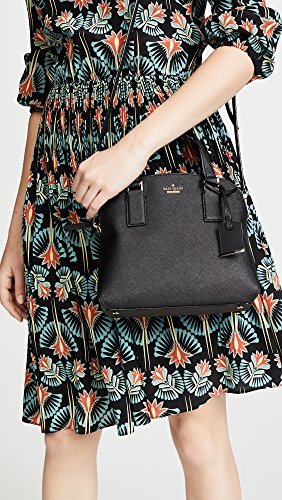 Kate Spade New York Women's Small Lottie Satchel, Black, One Size