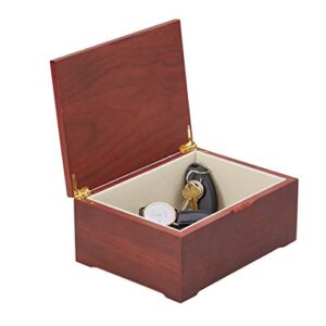 Wooden Keepsake Box for Milestone Occasions. Velvety Inner Lining. Perfect for Storing Keepsakes, Treasures and Memories. Perfect Gifts for Fathers, Best Friend, Brother, Friends, Birthday.