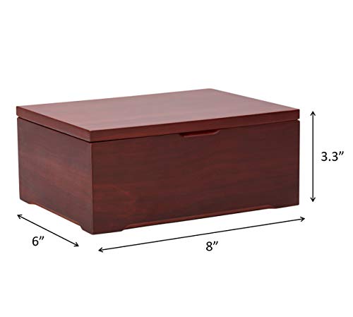 Wooden Keepsake Box for Milestone Occasions. Velvety Inner Lining. Perfect for Storing Keepsakes, Treasures and Memories. Perfect Gifts for Fathers, Best Friend, Brother, Friends, Birthday.